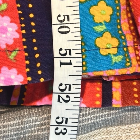 VTG 60’s,Button-Front,High Tie-neck CocktailLounge Dress,Vibrant,POCKETS, Size M - Picture 7 of 9